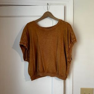 Anthropologie Pilcro Orange Top